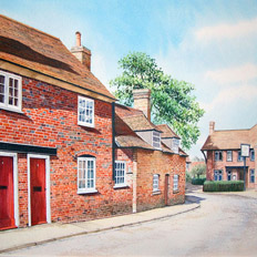 Karen Frampton, New Forest Artist, paintings, greeting cards, murals, slate, Hampshire, UK